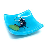 Birds | Crow Handmade 2.75" Fused Glass Small Dish