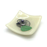 Palmistry Handmade 2.75" Fused Glass Small Dish