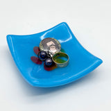 Pawprint Handmade 2.75" Fused Glass Small Dish