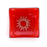 Sun Handmade 2.75" Fused Glass Small Dish