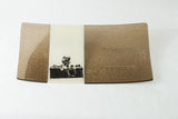 Vintage Camera 15" Long Fused Glass Serving Platter