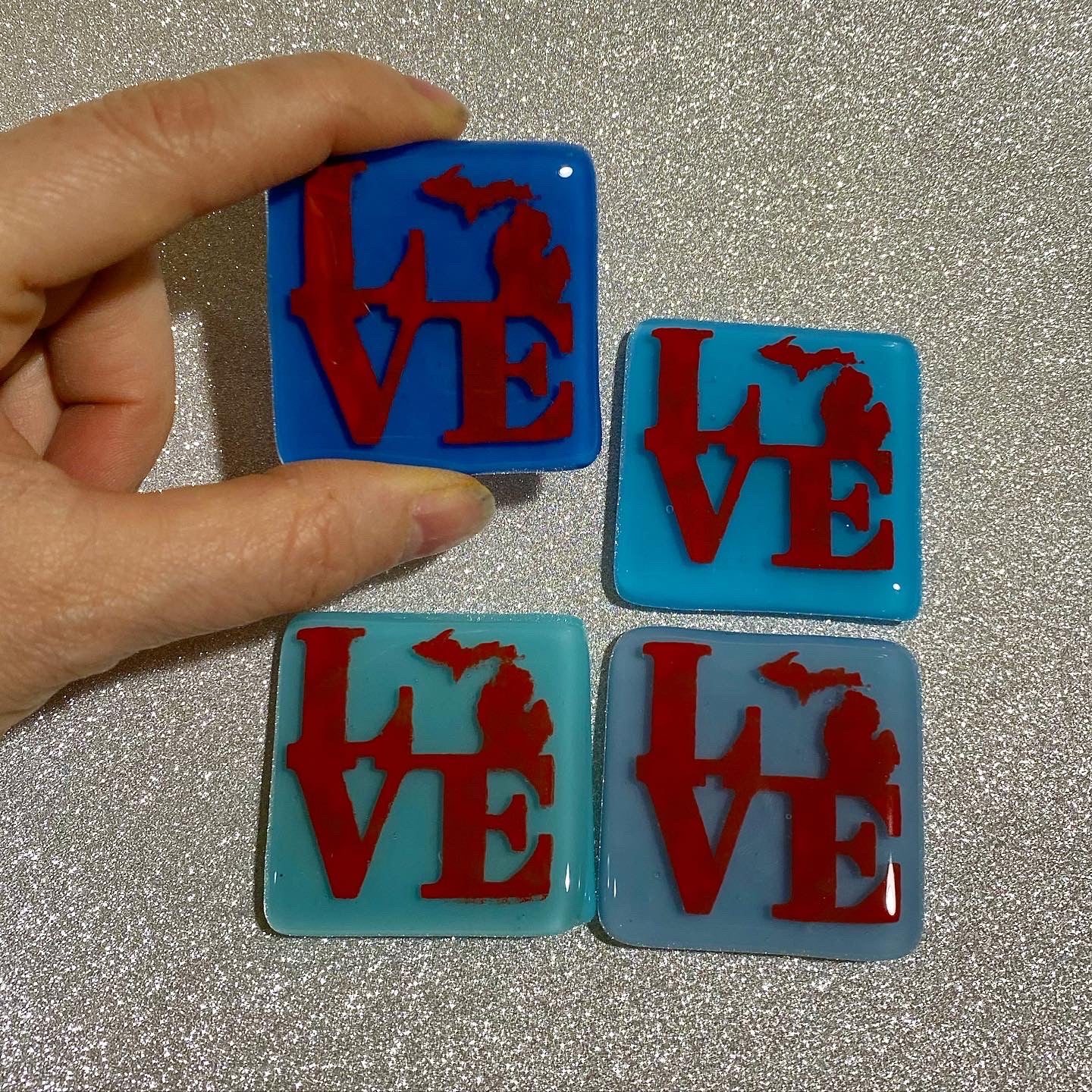 Custom Fused Glass 1.75" Magnet