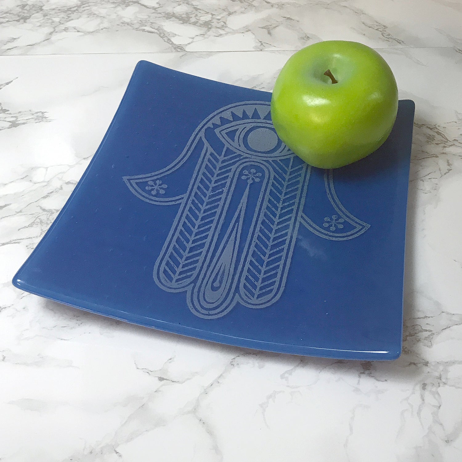 Hamsa 8" Slumped Platter