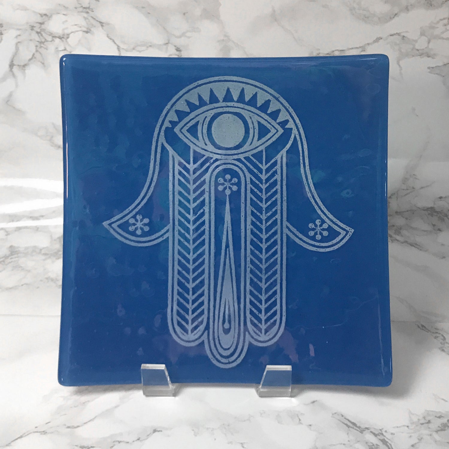 Hamsa 8" Slumped Platter