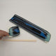 Sushi Platter - One of a Kind, Ivory-Turq-Blues