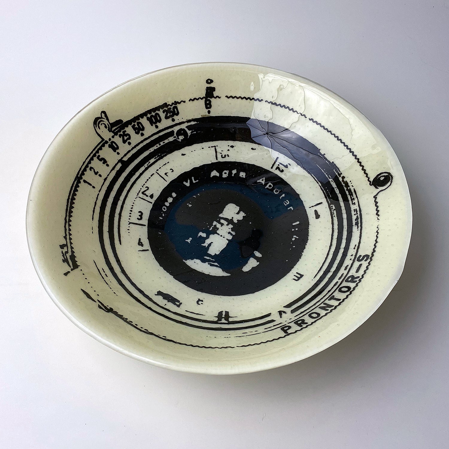 Camera Fused Glass Large 13" Serving Bowl | Made to order