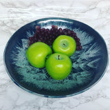 Dandelion Fused Glass Large 13" Serving Bowl | Made to order