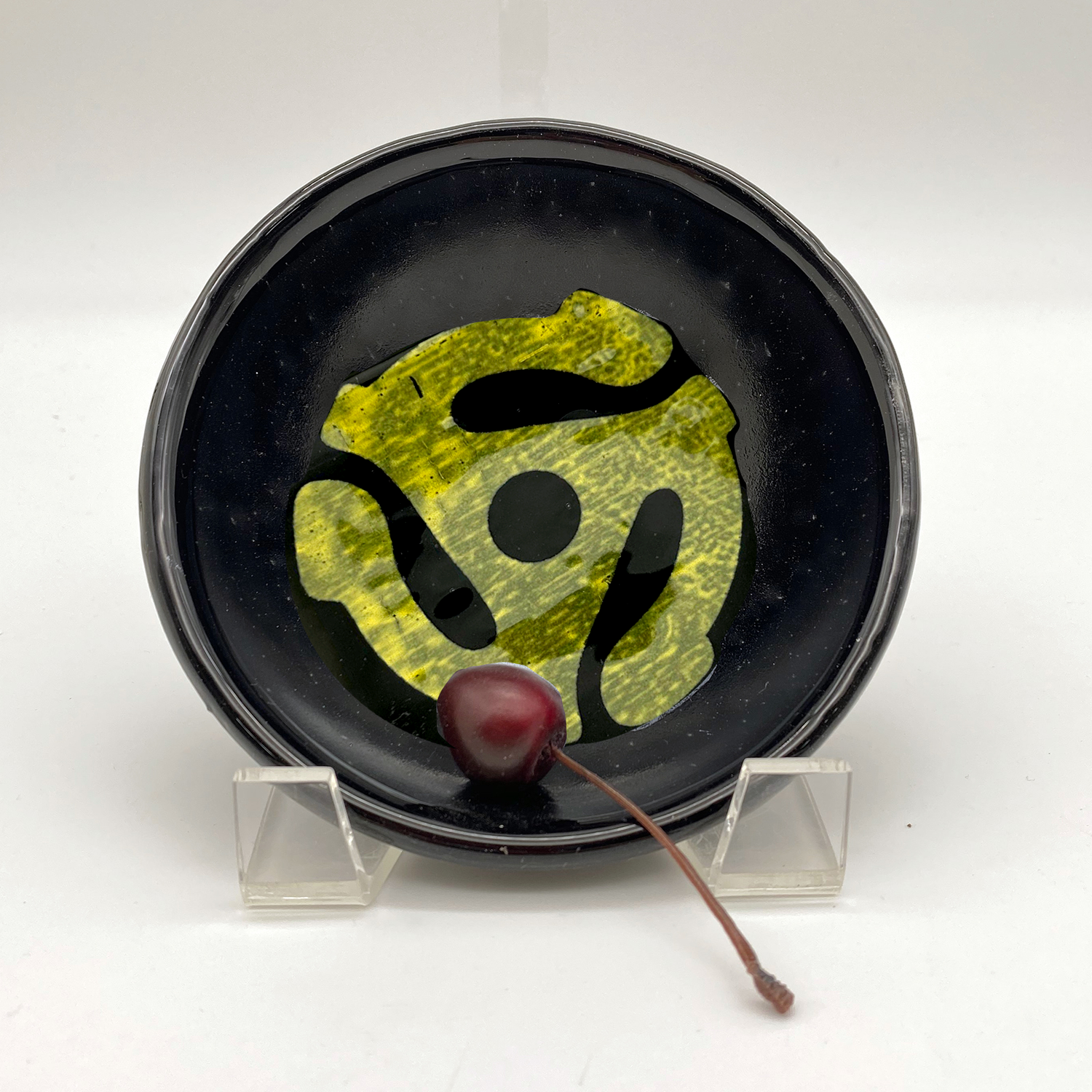 45 Record Adapter Fused Glass 5" Small Bowl