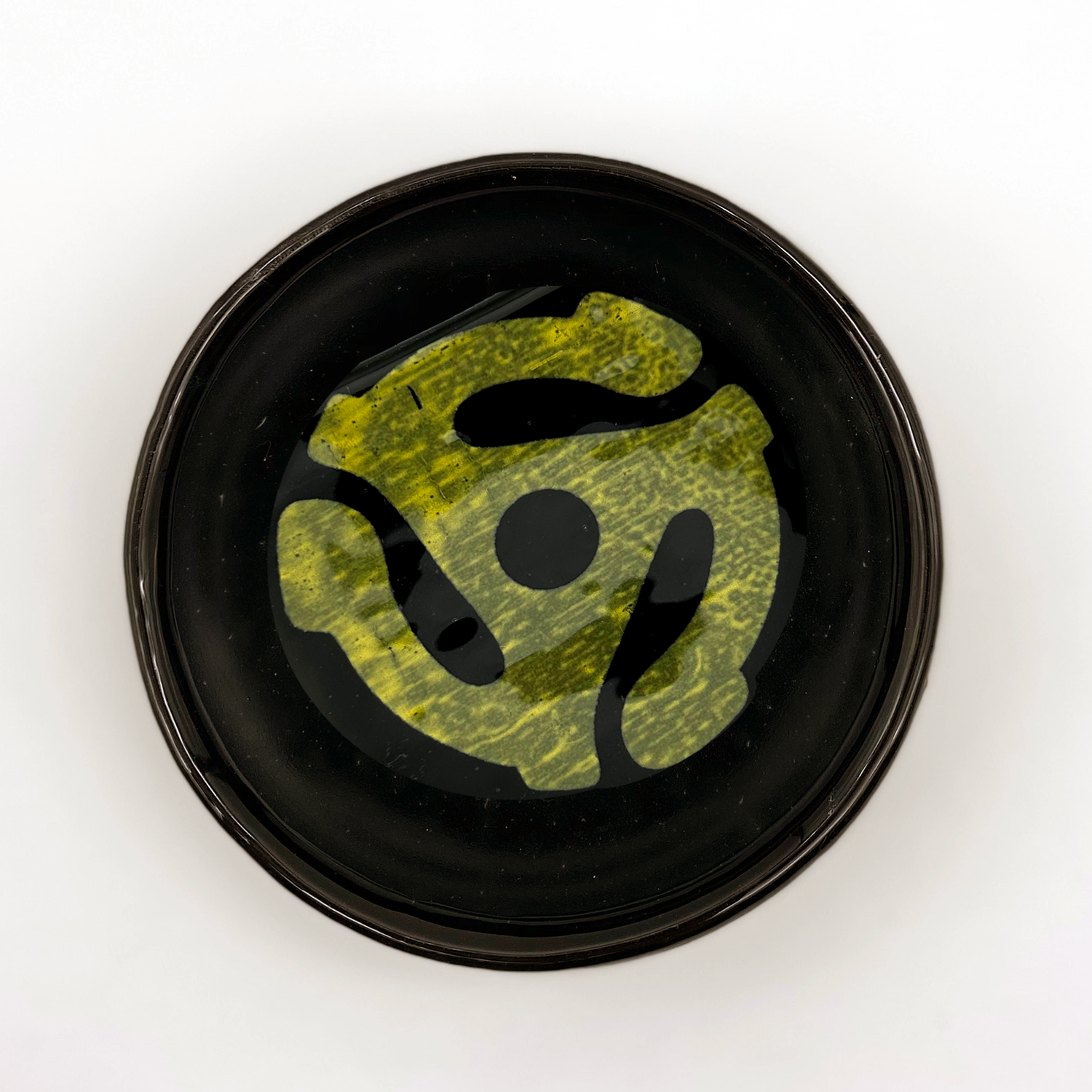 45 Record Adapter Fused Glass 5" Small Bowl