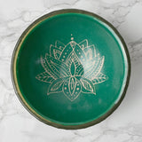Lotus Fused Glass 5" Small Bowl
