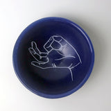 Om Fused Glass 5" Small Bowl