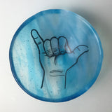 Shaka Hang Loose Fused Glass 5" Small Bowl