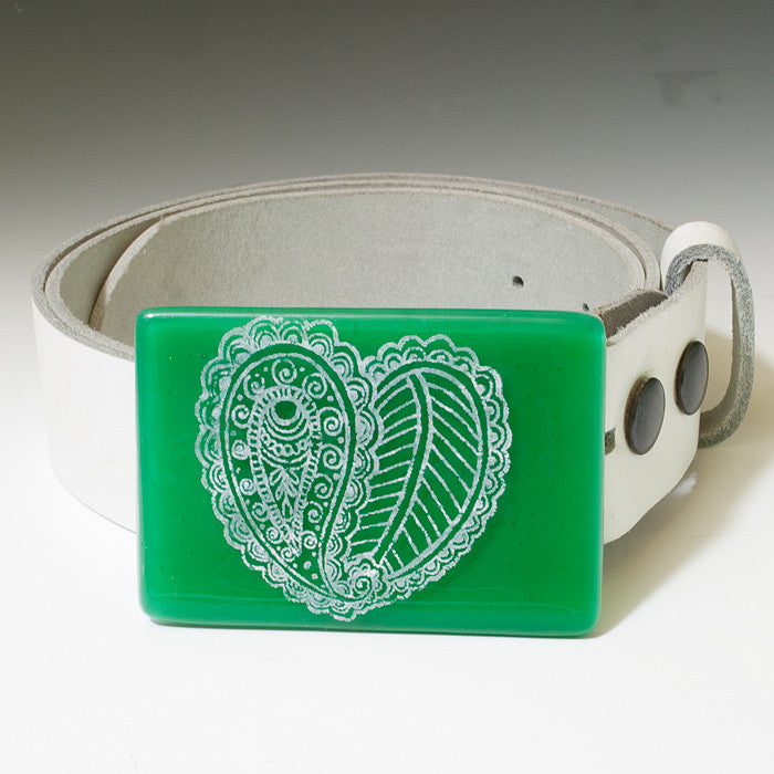 Paisley Heart Buckle