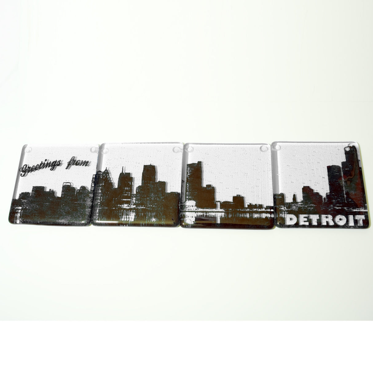 Detroit Skyline Coaster 4-Pack MADE TO ORDER
