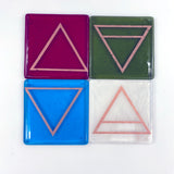 Elements Earth | Air | Fire | Water Coaster 4-pack - discontinued