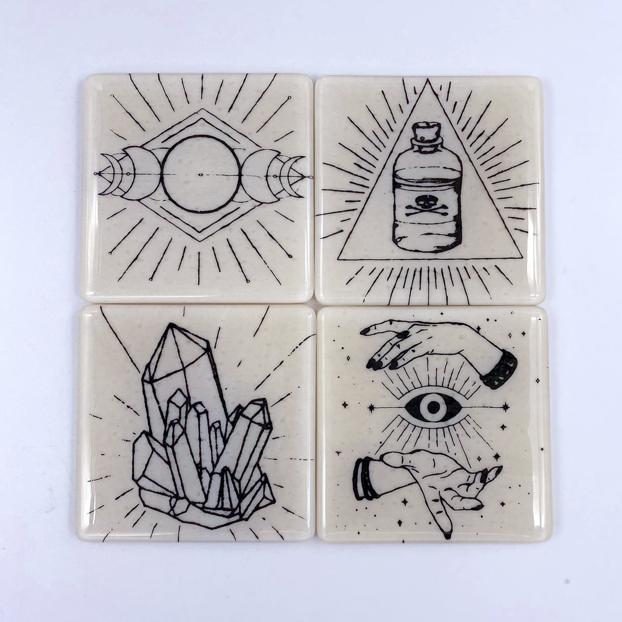 Witchy Coaster 4-pack Series 2