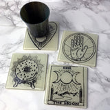 Witchy Coaster 4-pack Series 1