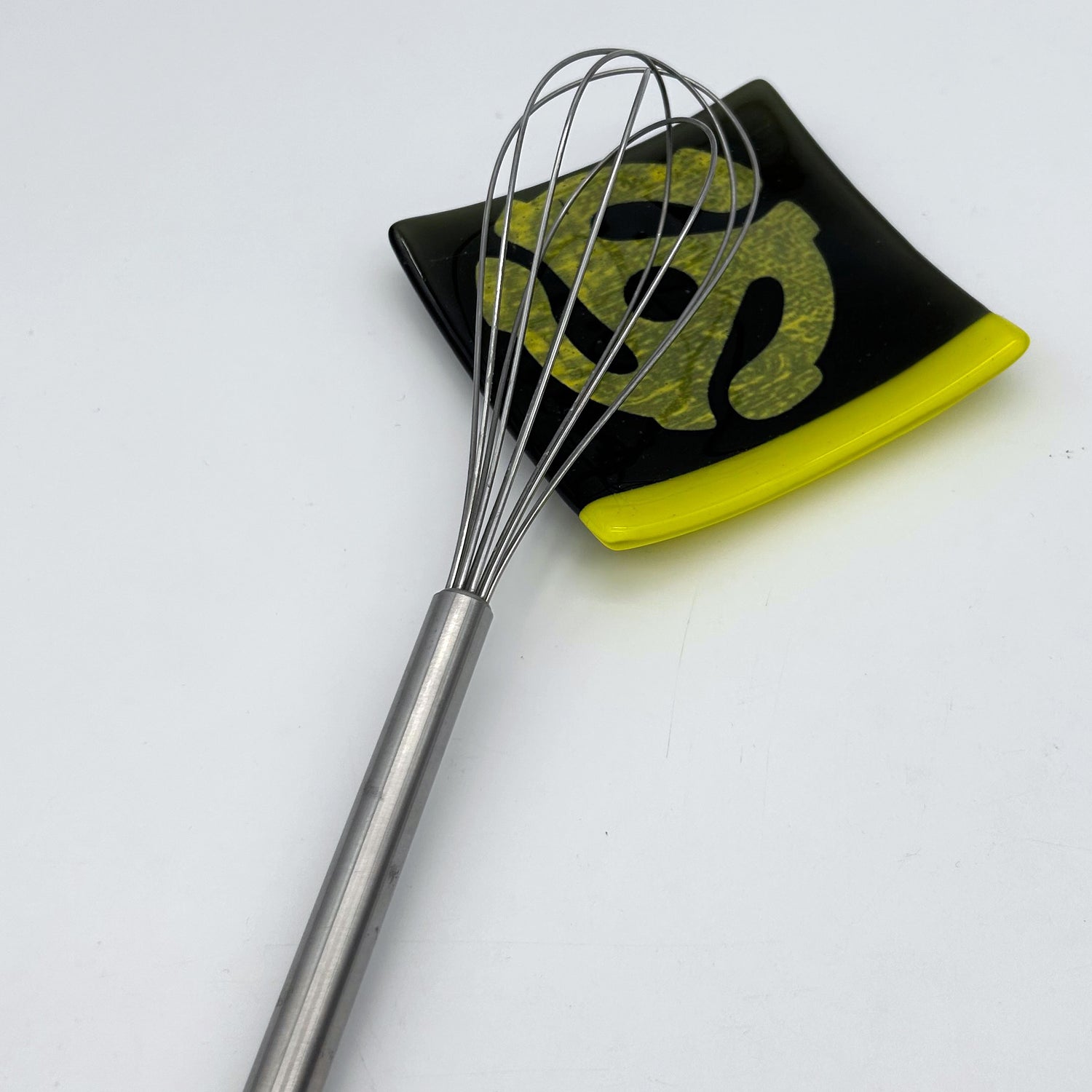 45 Record Adapter 4.5" Handmade Fused Glass Catch-all Dish