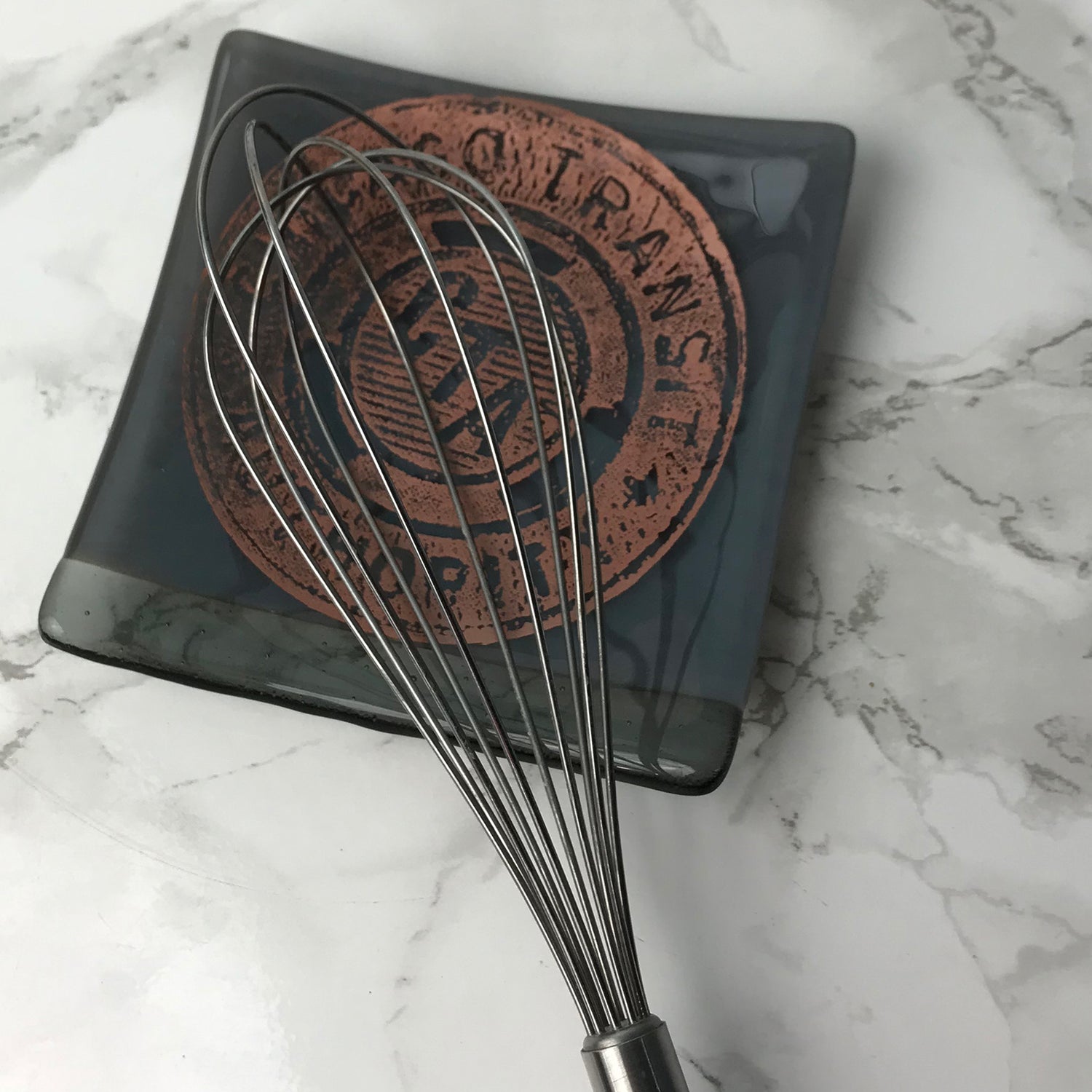 Chicago CTA Token 4.5" Handmade Fused Glass Catch-all Dish