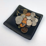 Goat 4.5" Handmade Fused Glass Catch-all Dish