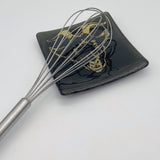 Goat 4.5" Handmade Fused Glass Catch-all Dish