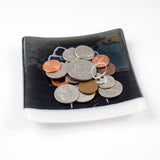Resist Fist 4.5" Handmade Fused Glass Catch-all Dish