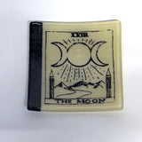 Tarot Card 4.5" Handmade Fused Glass Catch-all Dish