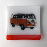 VW Van 4.5" Handmade Fused Glass Catch-all Dish