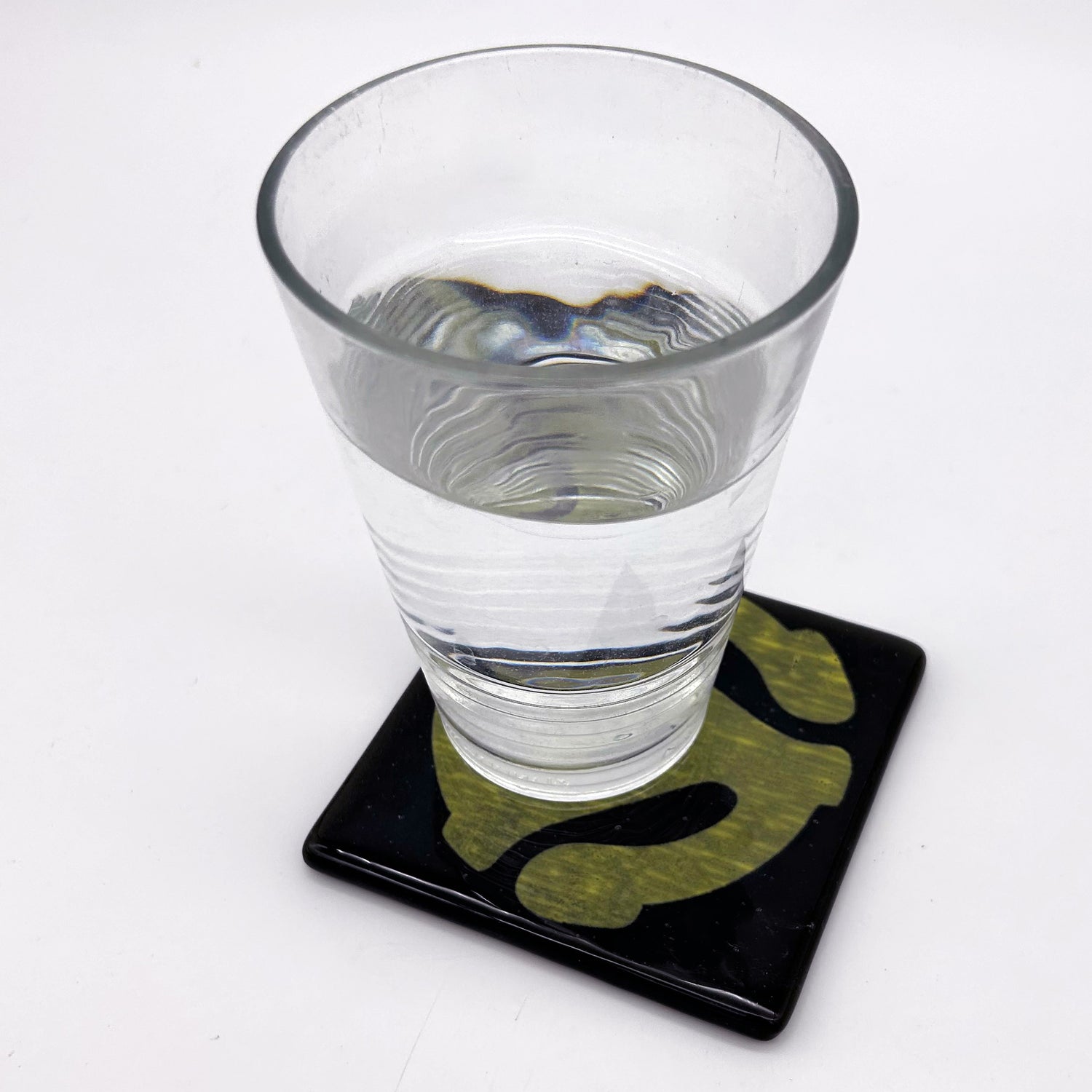 45 Record Adapter Fused Glass 4" Single Coaster