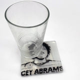 Stacey Abrams  Fused Glass 4" Single Coaster