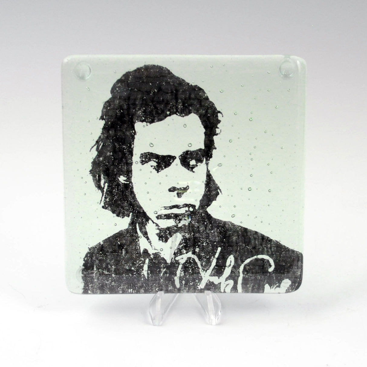 Nick Cave Fused Glass 4" Single Coaster