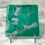 Dave Grohl  Fused Glass 4" Single Coaster
