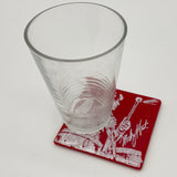 Mickey Hart Fused Glass 4" Single Coaster