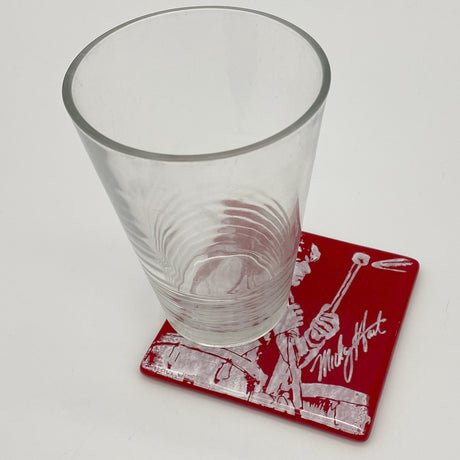 Mickey Hart Fused Glass 4" Single Coaster