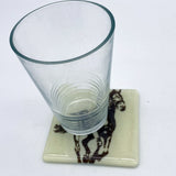 Horse Fused Glass 4" Single Coaster