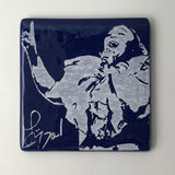 Lizzo Fused Glass 4" Single Coaster