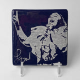 Lizzo Fused Glass 4" Single Coaster