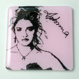 Madonna Fused Glass 4" Single Coaster (discontinued color)