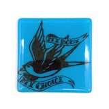 My Body My Choice Fused Glass 4" Single Coaster