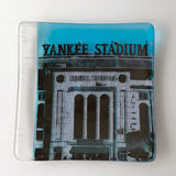 NYC Bronx Yankee Stadium Fused Glass 4" Single Coaster - made to order