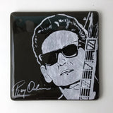 Roy Orbison  Fused Glass 4" Single Coaster