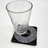 Ruth Bader Ginsburg RBG  Collar Fused Glass 4" Single Coaster