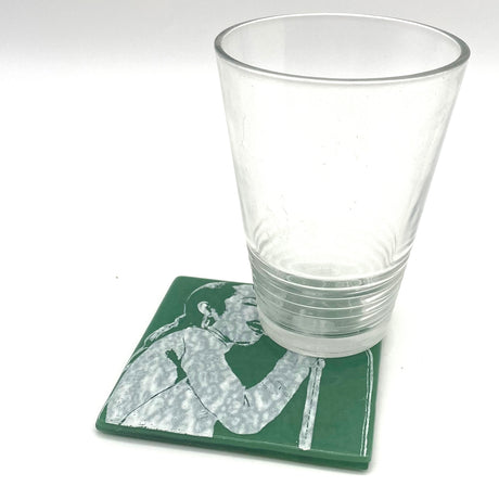 Sade Fused Glass 4" Single Coaster