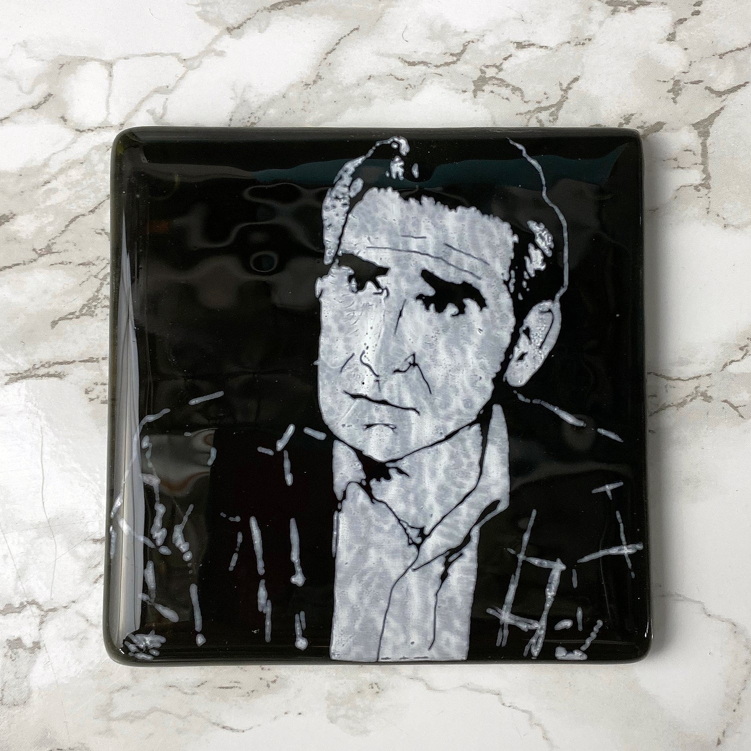 Schitt's Creek  Fused Glass 4" Coaster 4-pack