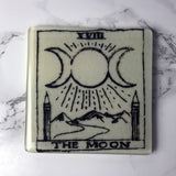 Tarot Card Mystical Fused Glass 4" Single Coaster