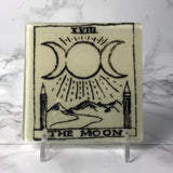 Tarot Card Mystical Fused Glass 4" Single Coaster