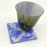 Charlie Watts Fused Glass 4" Single Coaster