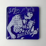 Neil Young Fused Glass 4" Single Coaster