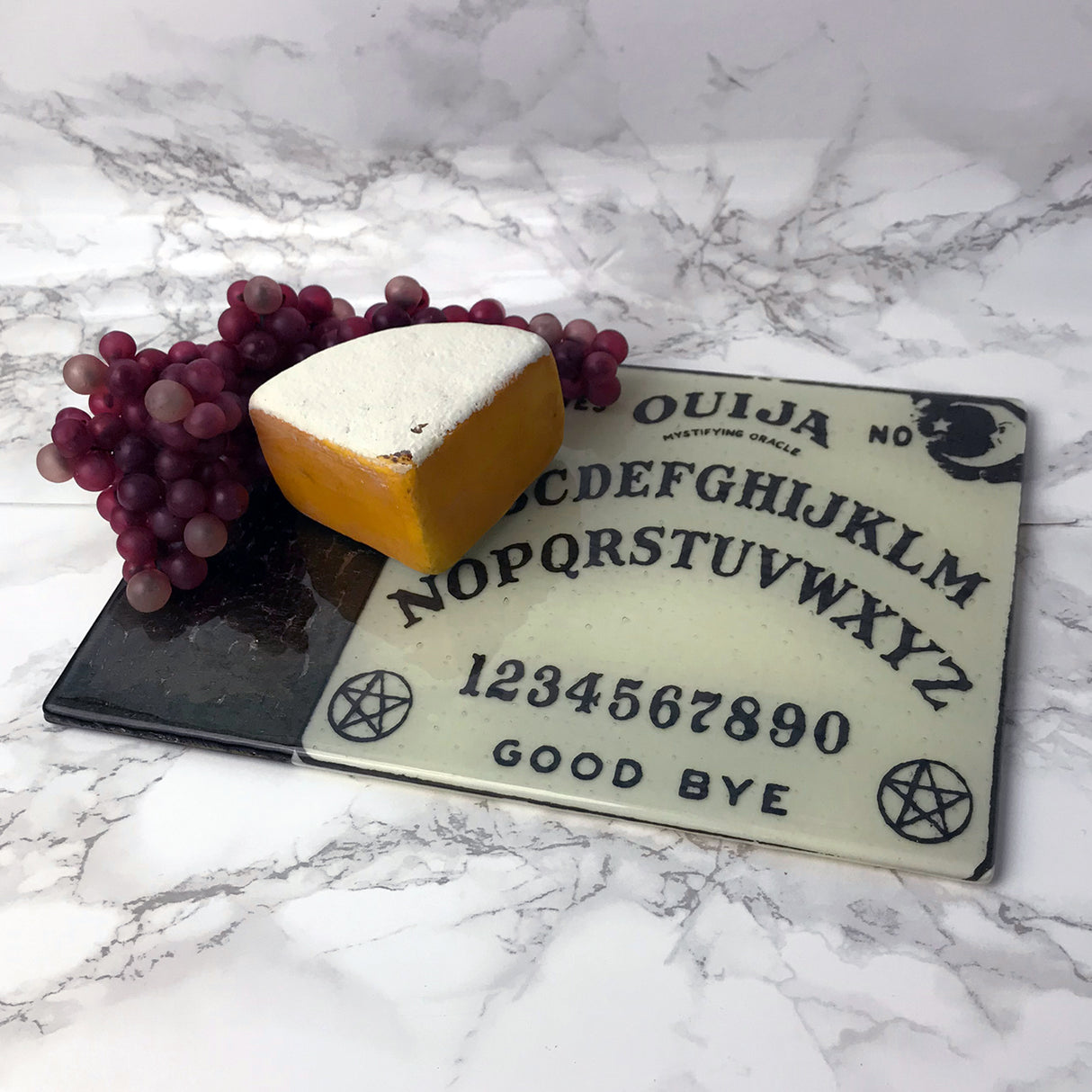 Witchy Ouija Board 7x11" Fused Glass Cheese Plate