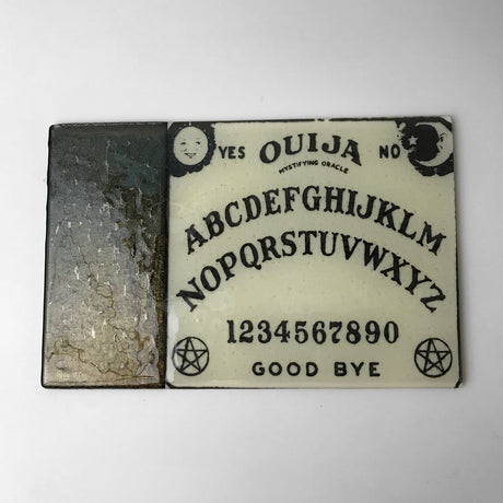 Witchy Ouija Board 7x11" Fused Glass Cheese Plate